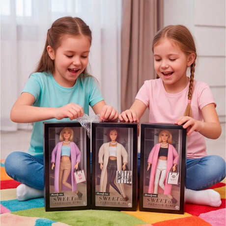 Set X3 Muñecas Coleccionables 30cm Ropa Accesorios Set X3 Muñecas Coleccionables 30cm Ropa Accesorios