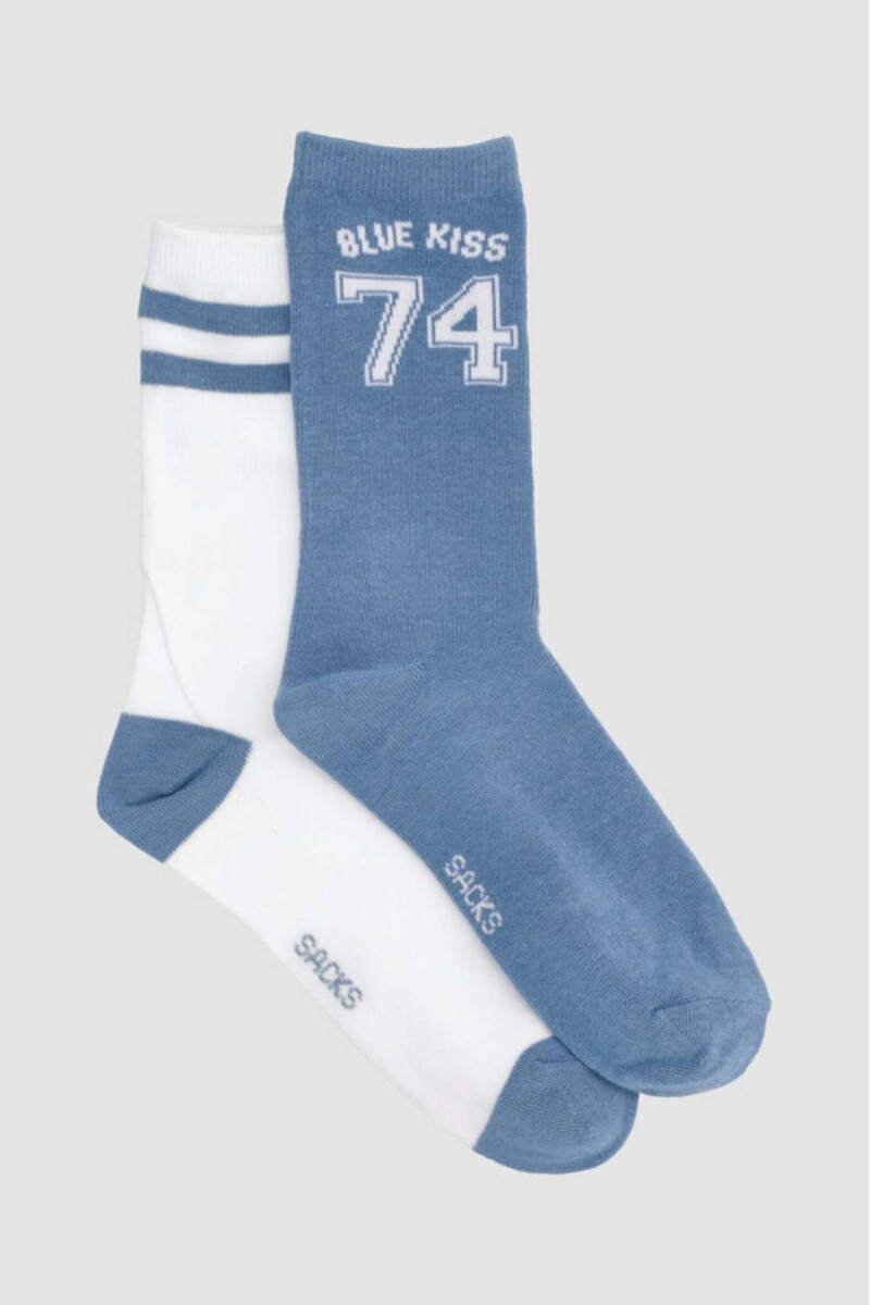 Medias de algodón. en pack de 2 en variedad de diseños. - Variante 38 