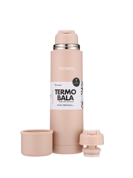 Termo Bala 750ML. Rosa