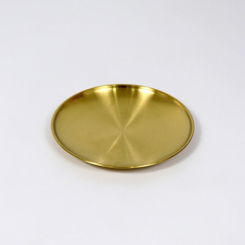 BANDEJA RED INOX DORADO 20CM Unica