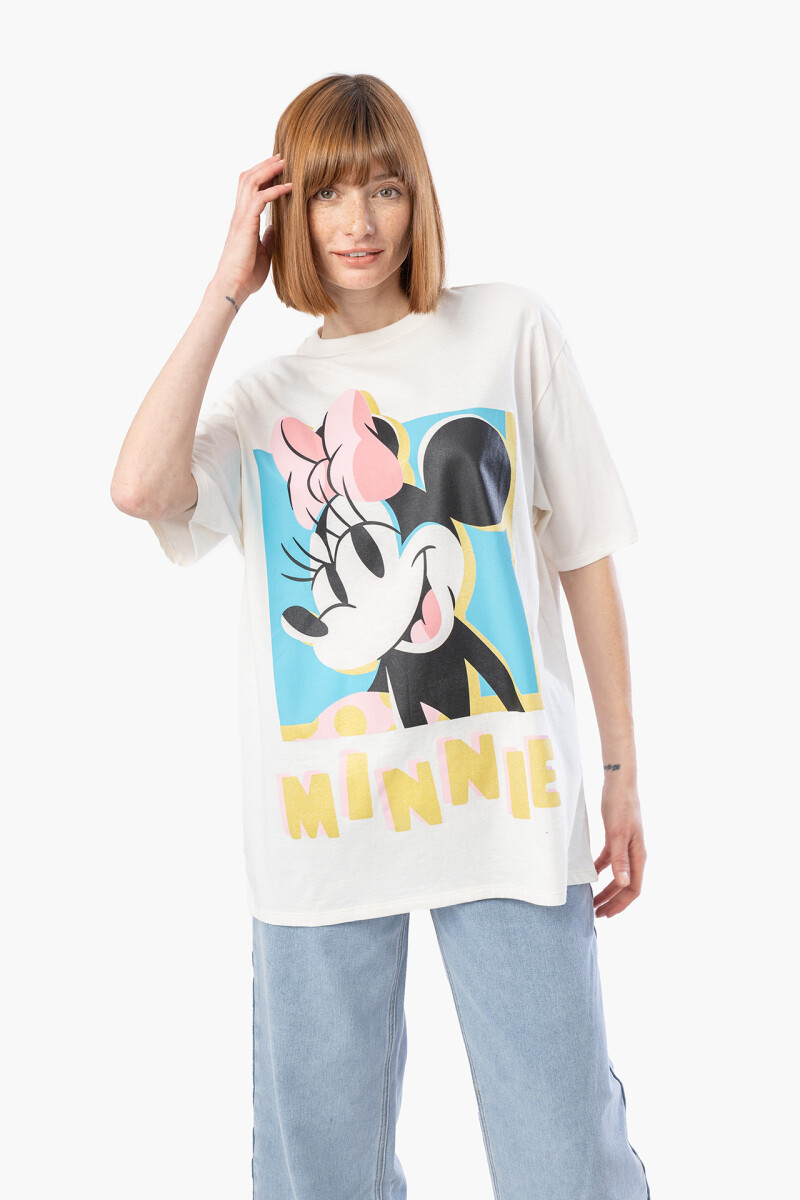 REMERA MINNIE IN BOX - OFF WHITE 