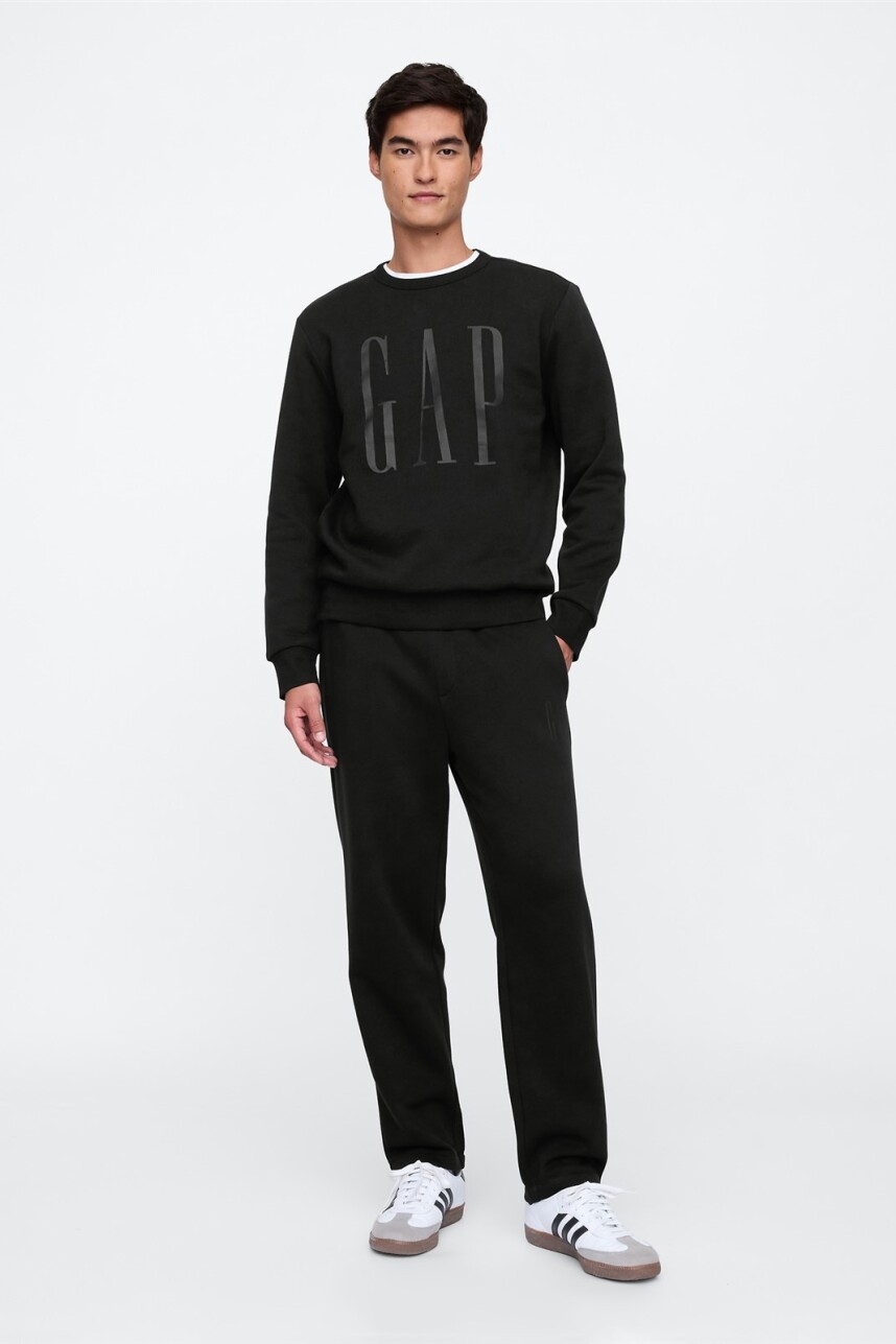 Pantalón Deportivo Recto Hombre Black 013