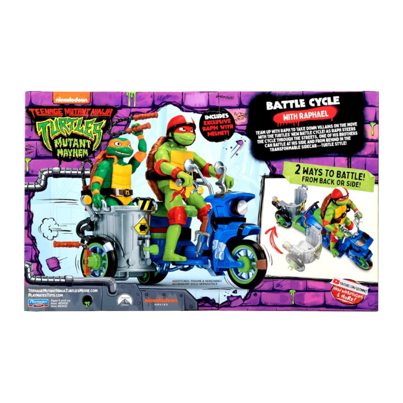 Ciclo de batalla mutante de caos con figura exclusiva de Rafael Ciclo de batalla mutante de caos con figura exclusiva de Rafael