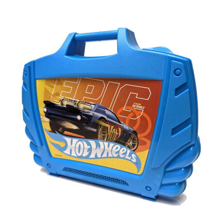 Valija Porta Autos Hot Wheels Azul