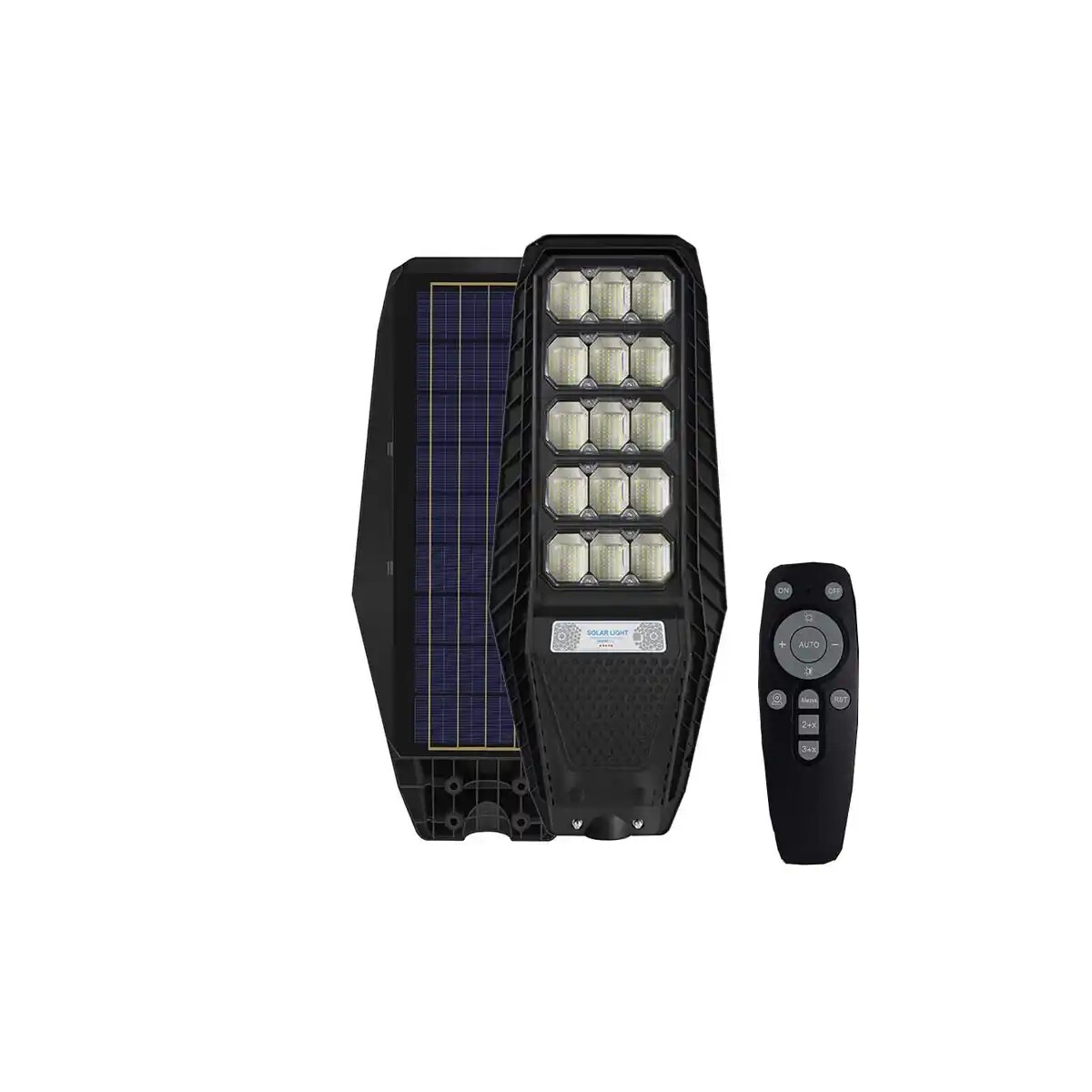 Foco solar para calle con control PVC 200w 6500k 