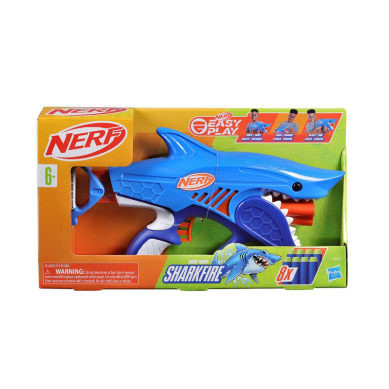 Lanzador de dardos Easy Play Junior Wild Sharkfire Nerf Lanzador de dardos Easy Play Junior Wild Sharkfire Nerf
