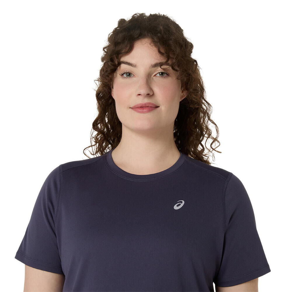 Polo Running Asics Silver SS Top Mujer Indigo Fog