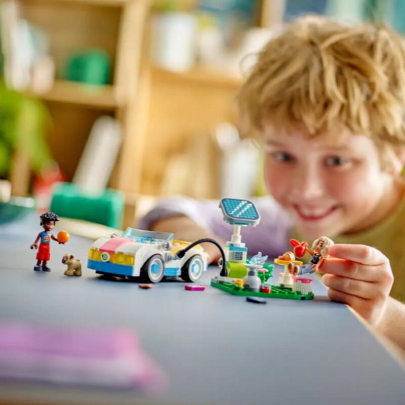 Lego Friends Auto Eléctrico y cargador Lego Friends Auto Eléctrico y cargador