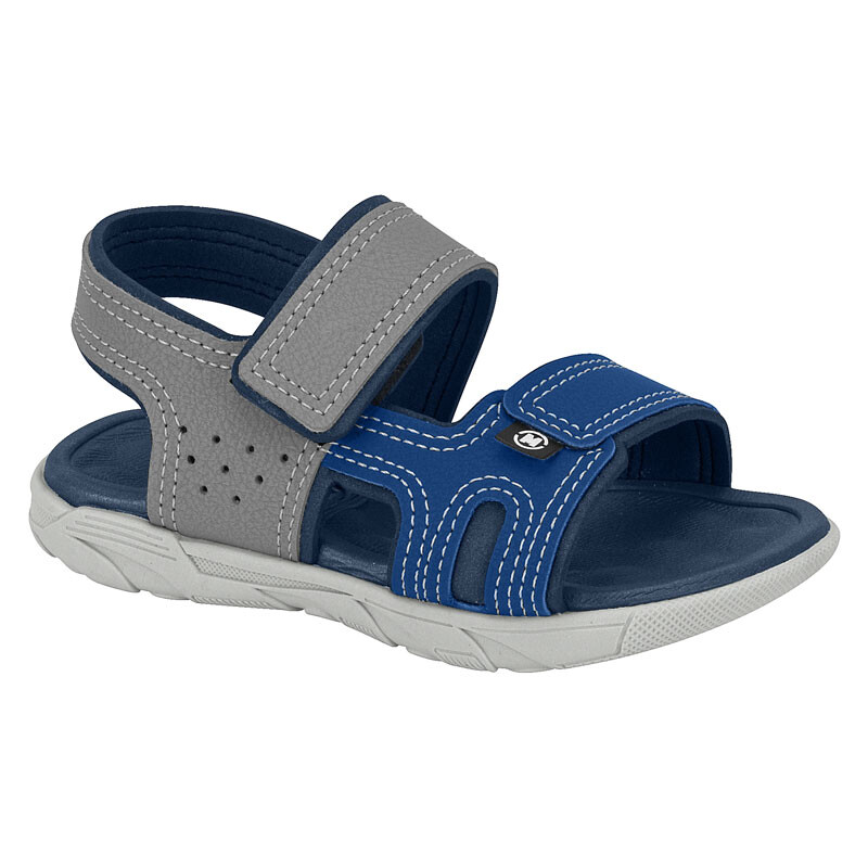 Sandalias Molekinho con Velcro de Niños - 2135.137-13958 Gris-azul Oscuro