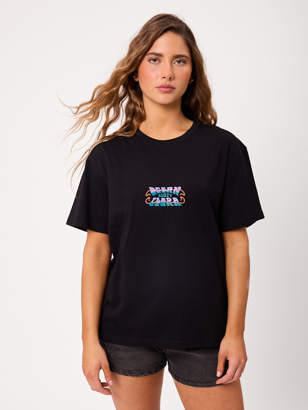 T-SHIRT MARLENA RUSTY Negro