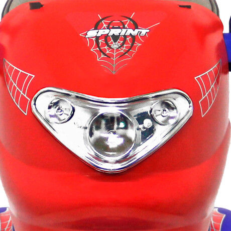 Moto A Batería Con Reversa Luces Y Sonido + Casco Rojo