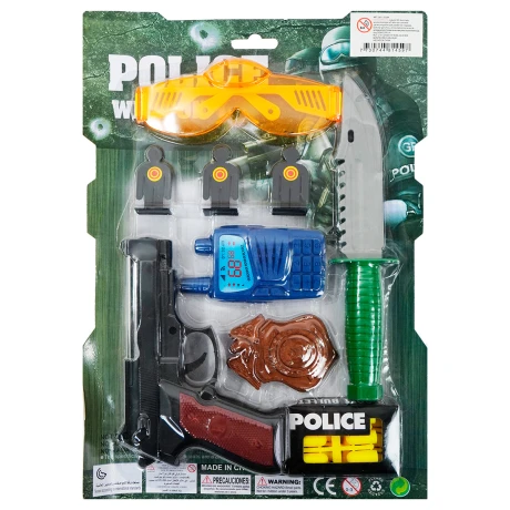 Set policia 9 piezas Set policia 9 piezas