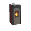 Calefactor Pellet Sr-pca Rojo 13kw +kit Calefactor Pellet Sr-pca Rojo 13kw +kit