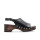 SANDALIAS VENET - CUERO CLOG NEGRO
