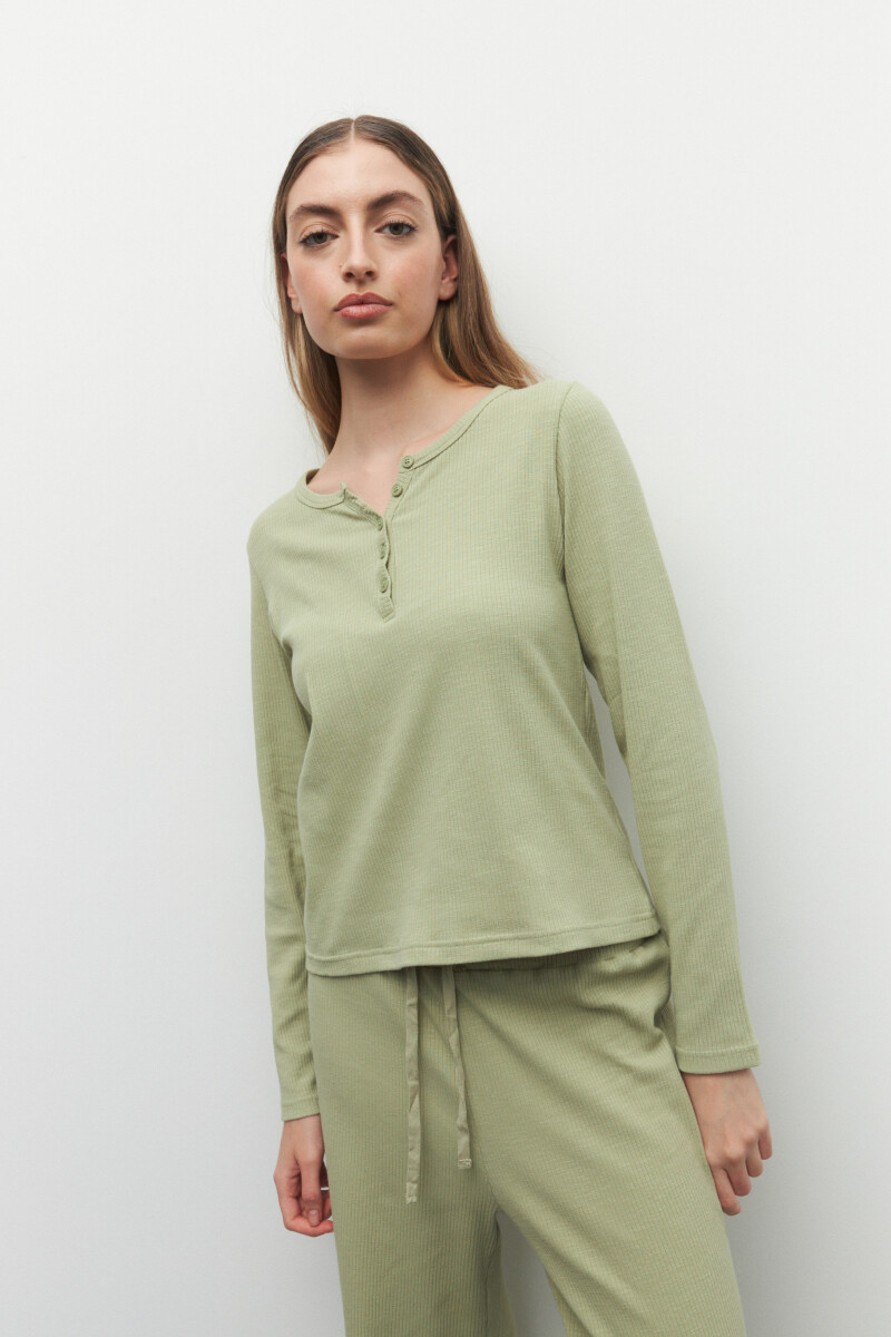 REMERA CORAL Verde Oliva