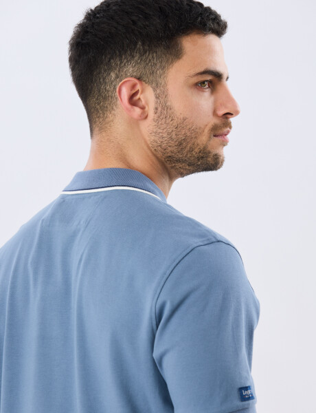 REMERA POLO LISA PIQUÉ Piedra