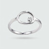 Anillo Oria de MOON en Plata 925 con brillante Anillo Oria de MOON en Plata 925 con brillante