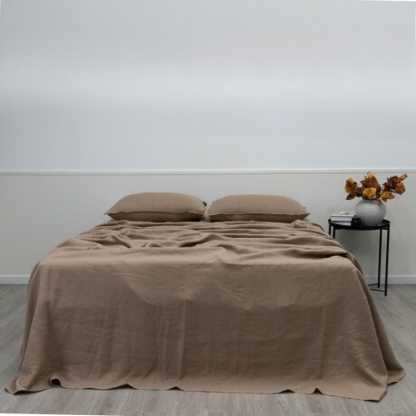 FUNDA DE DUVET FRENCH FLAX LINEN Marrón - KING