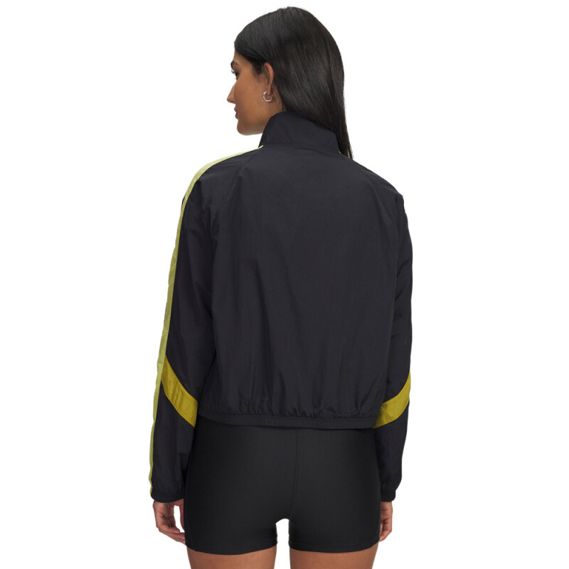 UA Icon Crinkle Jacket-WHT BLK-001