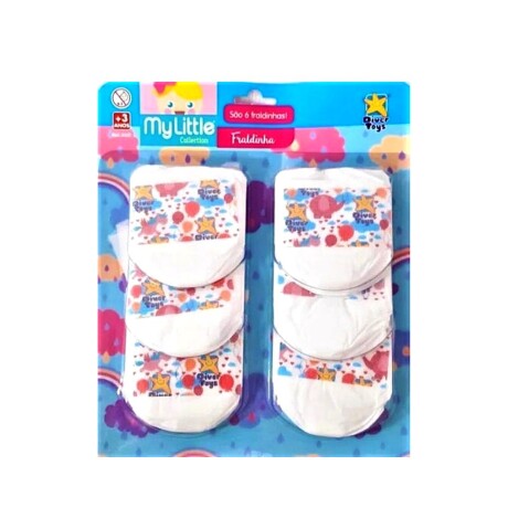 Kit de 6 Pañales para Muñecas Bebotes 001