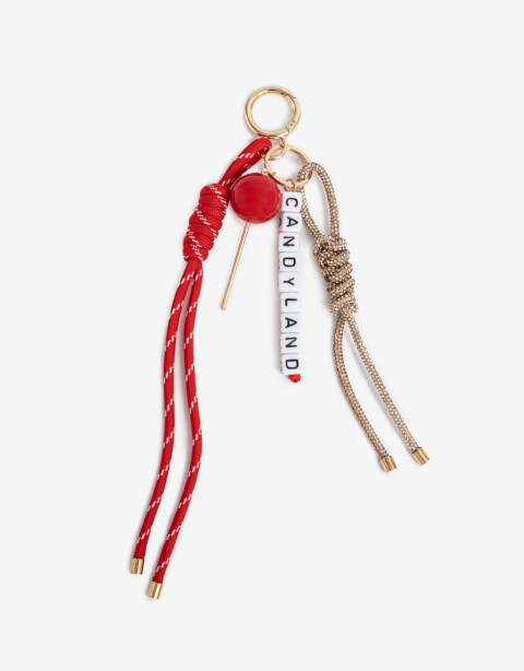Llavero Cordón Llavero Y Bag Charm Candyland - Combinacion Multicolor