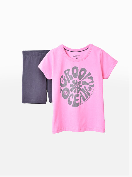 CONJUNTO NIÑA GROOVY GRIS OSCURO