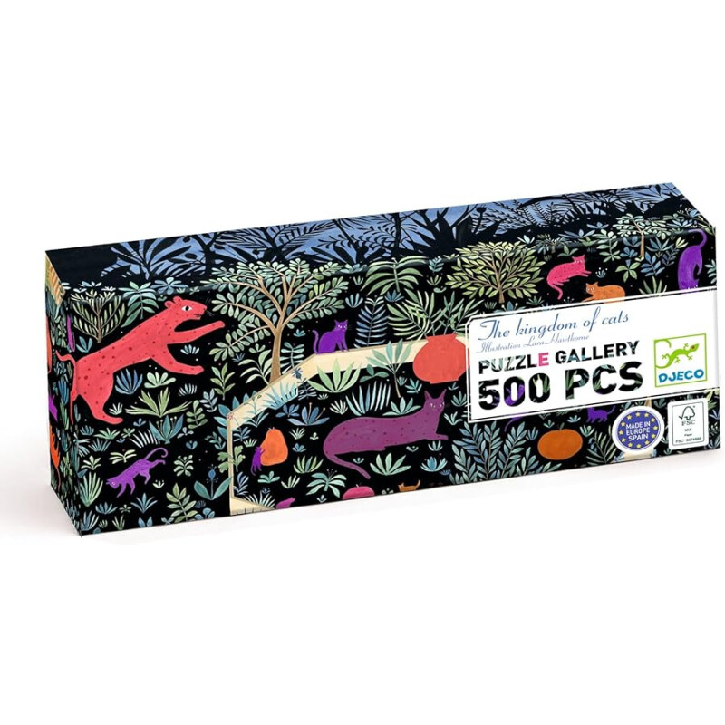 Puzzle Gallery Reino de los Gatos 500 Djeco Puzzle Gallery Reino de los Gatos 500 Djeco