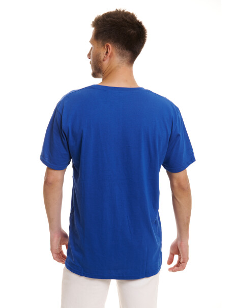 T-shirt estampada azul