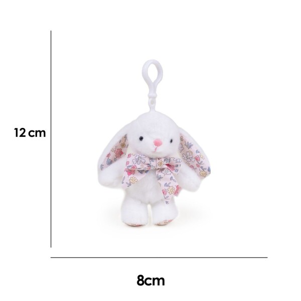 Llavero bunny plush blanco