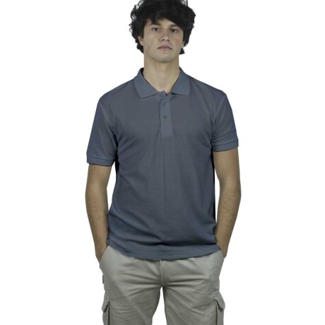 Remera Polo Premium Gris oscuro