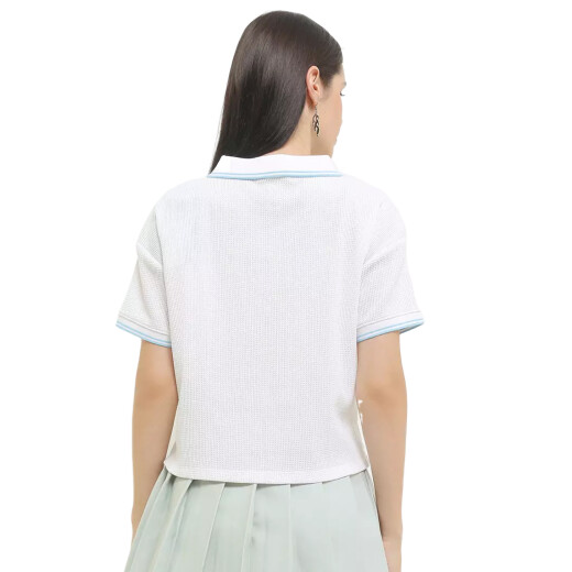 Remera Converse Sporty Waffle Polo - Blanca Remera Converse Sporty Waffle Polo - Blanca