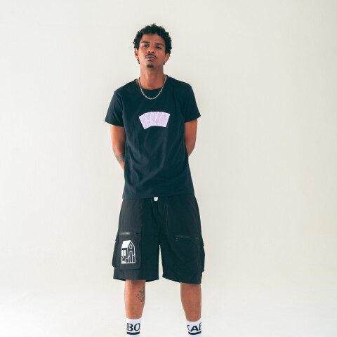 BERMUDA NYLON logo negro