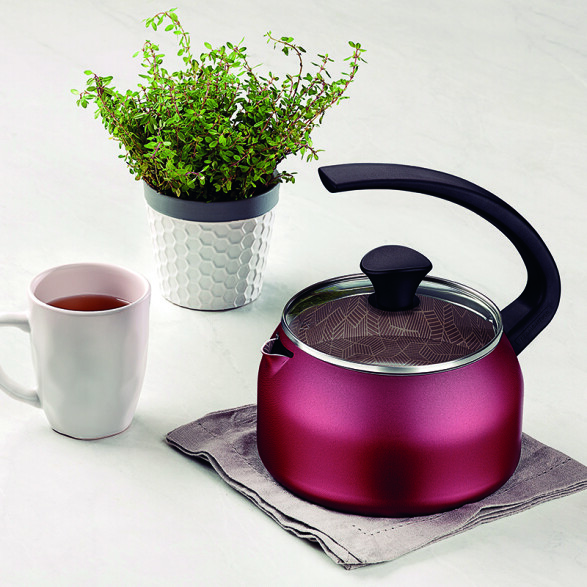 Caldera roja modelo "PARIS TEXTURE" 1,9Lt. -TRAMONTINA TR5886