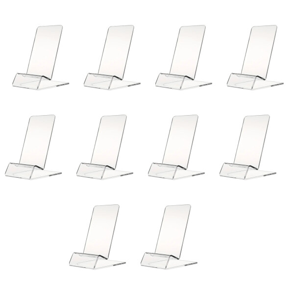 Pack 10 Soportes Exhibidores de Acrílico Para Celular Pack 10 Soportes Exhibidores de Acrílico Para Celular