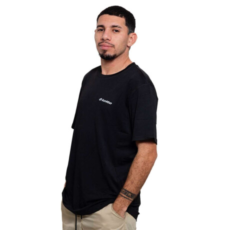 Lotto Remera Manga Corta De Hombre Senso Negro