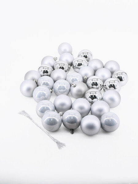 CHIRIMBOLOS SET 32 PCS PLATEADO