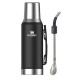 Set Stanley Termo tapa mate 2en1 1,2ml + Bombilla Negro