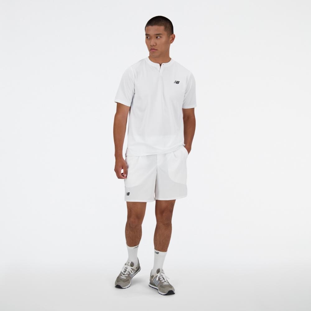 Polo Tennis Tournament Top T-shirt Hombre White