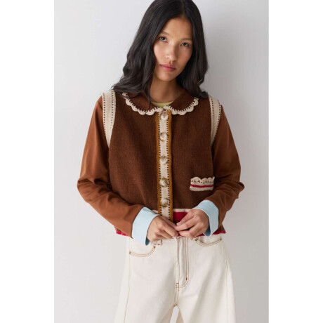 Pre Venta Chaleco Cutie Chocolate