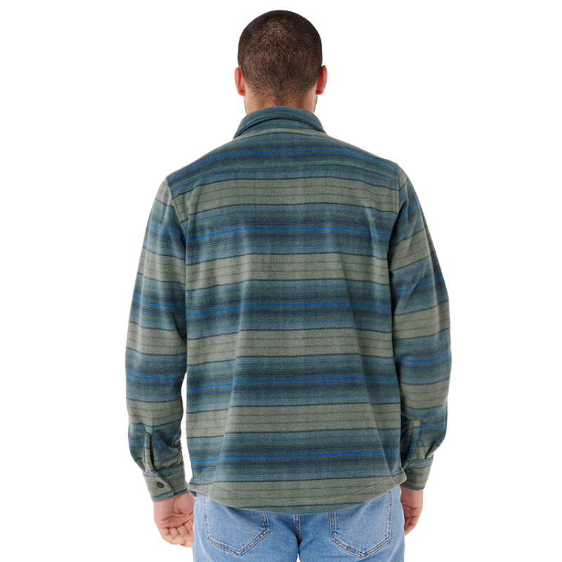 Camisa Rip Curl Fun Times Polar Fleece Shirt - Verde Camisa Rip Curl Fun Times Polar Fleece Shirt - Verde