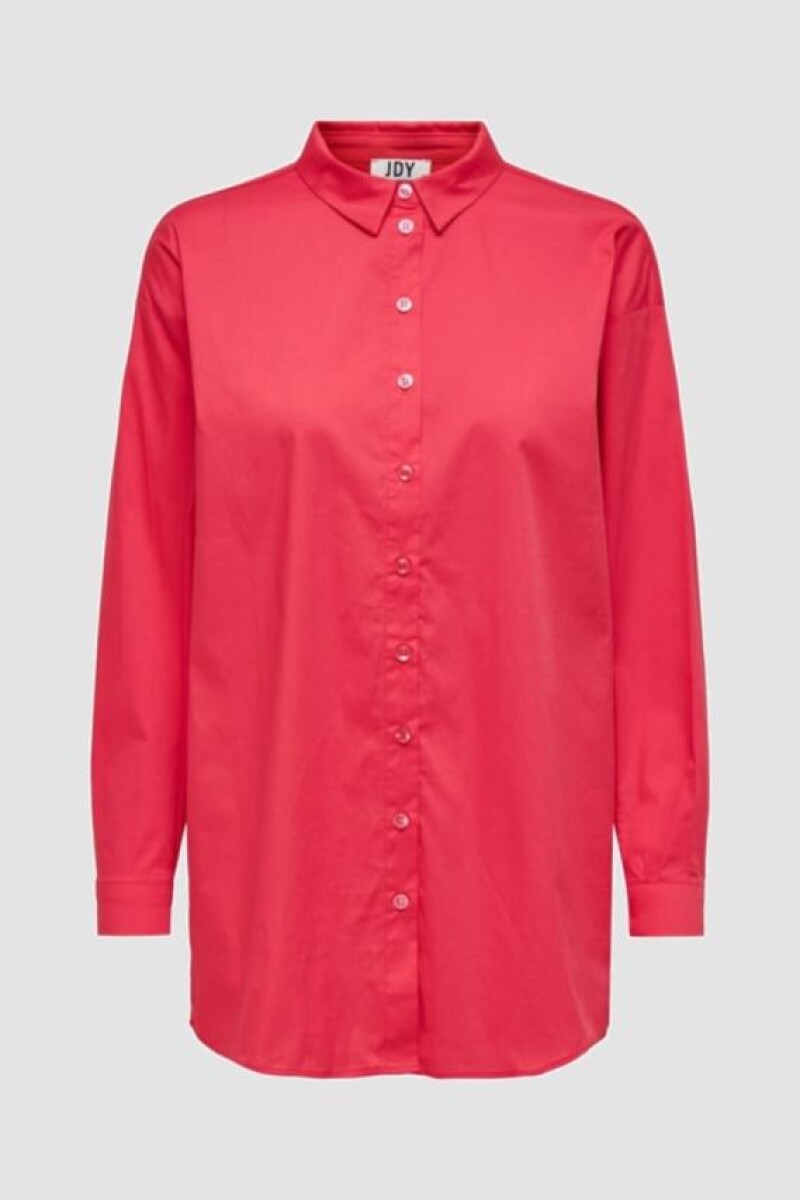camisa molly oversize - Teaberry 