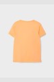 Camiseta Manga Corta Estampada Orange Pop