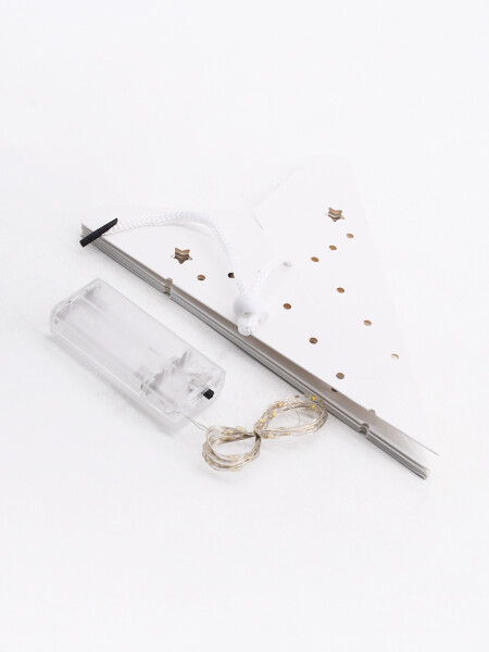 ESTRELLA DE PAPEL CON LUZ BLANCO