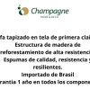 POLTRONA MADERA CLARA - TAPIZADO EN PU COLOR PERLA POLTRONA MADERA CLARA - TAPIZADO EN PU COLOR PERLA