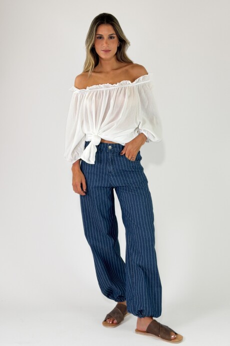 PANTALON TRINDADE RAYADO Azul