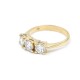 Anillo en oro 18k amarillo y 3 brillantes Anillo en oro 18k amarillo y 3 brillantes
