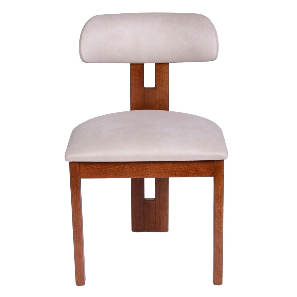 SILLA DE COMEDOR EUCALIPTO MARRON DORIA