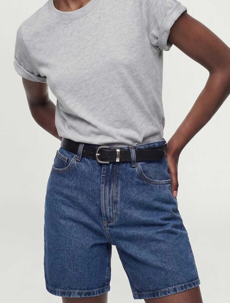 SHORT DE JEAN TIRO ALTO AZUL