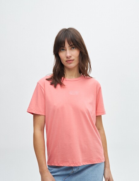 Remera básica Alaina Coral