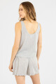 GREY MELANGE BUTTON GRIS MELANGE